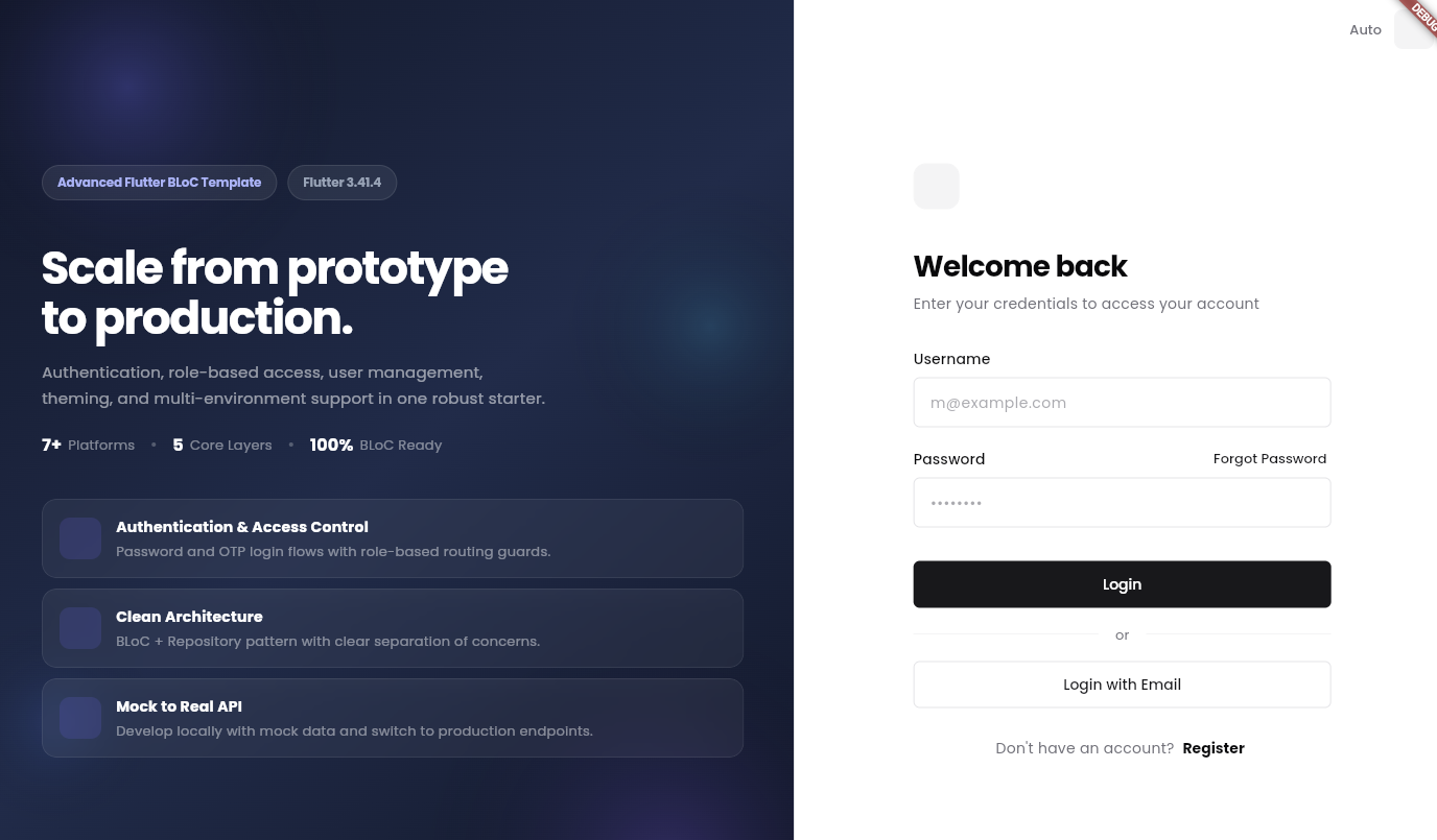 Flutter Enterprise Starter — dartpilot